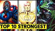 Top 10 Strongest Characters in The DC Universe!