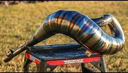 How To Make A 2 Stroke Exhaust Pipe Look Incredible!