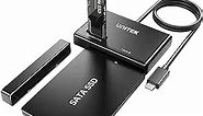 Unitek M.2 NVMe SSD Enclosure Adapter – 10 Gbps Hard Drive Reader Tool Free Pcie NVMe Adapter External USB 3.2 M2 SATA Case Converter Supports M Key Any Sizes M.2 2.5" /3.5" SATA Solid State Drive