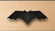 Easy Origami Bat / Batman Symbol - How to Fold