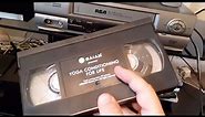 Basic Functions VHS VCR Movie Player Tape (How Rewind Forward Pause Stop Tell if Needs to be Rewound