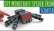DIY Minecraft Spider From Scratch | Minecraft Papercraft Spider | Paper Crafts