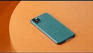 iPhone 11 Pro Max [Midnight Green] + Pine Green Apple Silicone Case UNBOXING