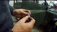 Defender door locks - how to quickly change the barrel and lubricate correctly