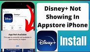 Disney+ Not Showing On Appstore How to Install Disney On iPhone in Any Country 2022