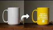 create a mug mockup in just a few minutes