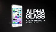 OtterBox ALPHA GLASS Screen Protector for iPhone 5/5s/5c/SE - Retail Packaging - CLEAR