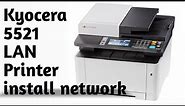kyocera M5521 LAN setup || how to network setup kyocera M5521 || kyocera ecosys M5521dn ip address