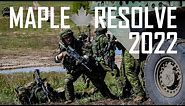 MAPLE RESOLVE 2022 - Training with the Royal Canadian Regiment