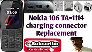 nokia 106 charging port replacement How to change Nokia mobile phone charging jack port base