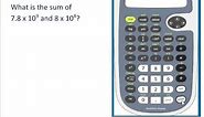 Introduction to the GED® Test TI-30XS On-Screen Scientific Calculator -- English