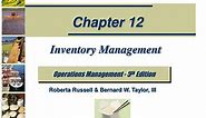 PPT - Inventory Management PowerPoint Presentation, free download - ID:6704774