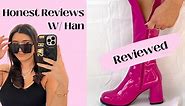 Adorable Pink Knee High Boots Review