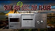 Sony 400 Disc DVD CD Player and Changer ES SERIES Silver EASILY ACCESS AND STORE UPTO 400 DISCS