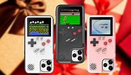 Retro Gameboy Case for iPhone, with 36 Built-in Video Games