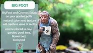 Bigfoot Statue 11 inch, Garden Gnomes Outdoor, Sasquatch Statue with Cup of Coffee for Outdoor Decor, Garden Statues Outdoor Clearance, Bigfoot Gifts, Sasquatch Gifts