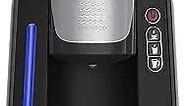 DRINKPOD JAVAPod K-Cup Coffee Maker and Single Serve Brewer Coffee Machine, Includes Pod Capsule with Integrated Mesh Strainer, Refillable or in-Line Water for Home Kitchen or Commercial Use (Black)