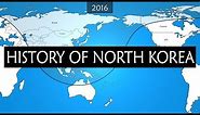 North Korea - 70 years of history on a Map