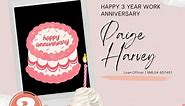 Paige Harvey - Work Anniversary