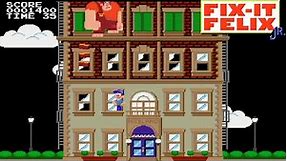 Fix-It Felix Jr. Gameplay (Wreck-It Ralph) (Arcade)