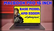 Can the MacBook Pro 16-Inch Handle Cyberpunk 2077? Testing the Base Model with AMD Pro 5300M