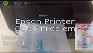 Color problem printing for /Cleaning Solution / How to solved