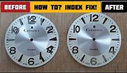 Watch Dial Index Fixing Tutorial | Fixing a Loose Dial Index on a Watch | SolimBD