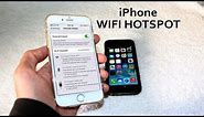 How to Turn on Wifi Hotspot on iPhone 6S/5S/7/8/X