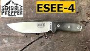 Esee 4 Knife Review : Sturdy Workhorse