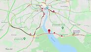 Orwell Bridge: AA map shows A14 traffic in Suffolk