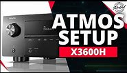 Denon AVR-X3600H Unboxing & Dolby Atmos Setup | DTS:X & IMAX Enhanced A/V Receiver