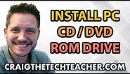 How To Install A Computer CD, DVD or Bluray ROM Drive (2022)