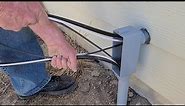 The Easiest Way To Pull Large Gauge Electrical Wires Through Conduit