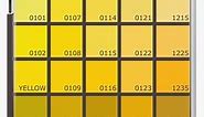 20  Shades of Yellow Color Palette
