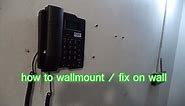 BSNL LANDLINE TELEPHONE : HOW TO WALL MOUNT FULL TUTORIAL VIDEO FROM LINESTELECOM