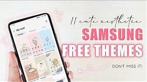 🦩 11 cute and aesthetic free themes for your samsung phones