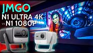 JMGO N1 Ultra 4K vs N1 1080P Triple Laser Projectors Head to Head