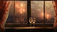 New Year Frame TV Art, 1 Hour New Year Screensaver 2024, New Years Eve TV Art HD, No Sound