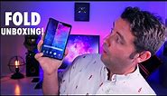 Galaxy FOLD Unboxing Official Retail Packaging! Version 2 First Impressions