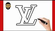 How To Draw Louis Vuitton logo