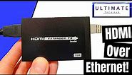 Extend HDMI and IR Remote over Ethernet - MYPIN HDMI Extender | How to