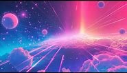 Lofi Galaxy Illustration Background - Motion Graphics Video