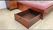 Without Rails or Slide Channel / Make Under Bed Storage / Make Drawers for any Bed / DIY