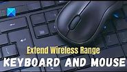 How to Extend Wireless Range of a Wireless Keyboard and Mouse - wireless keyboard and mouse connect