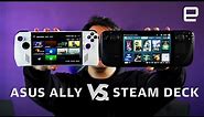 ASUS ROG Ally vs the Steam Deck: Which handheld gaming PC is right for you?