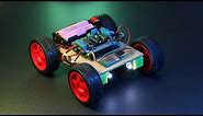 Arduino Bluetooth control car with Front & Back Lights using Arduino UNO, L293D Motor Driver, HC-05