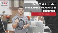 How to Install a 4 Prong Power Cord on an Electric Range