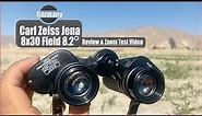 Carl Zeiss Jena 8x30 Field 8.2 Binocular Review and Zoom Test Video