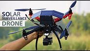 Self Charging Solar Surveillance Drone With Action Camera Mount