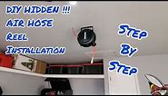 DIY | HIDDEN INSTALLATION Craftsman Retractable Mini AIR Hose Reel | Part 3 Dream Garage Renovation.